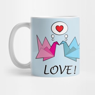 Origami Birds in Love! Mug